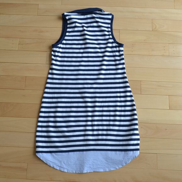 Tommy Bahama Sleeveless Polo Dress Mini Size M Striped - Picture 4 of 4